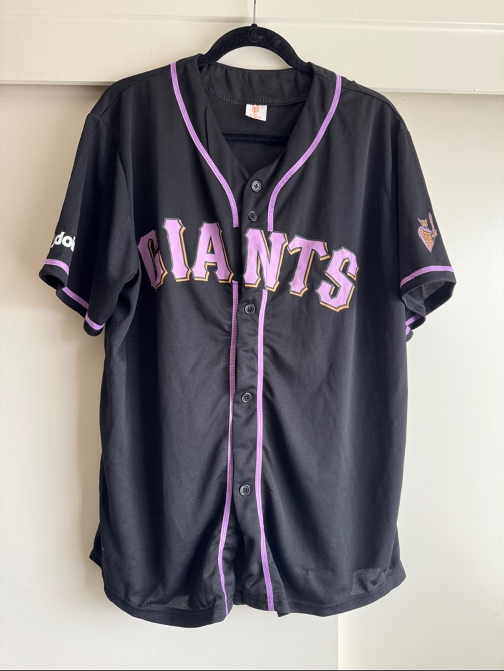 Giants x Valkyries Black & Purple Baseball Jersey XL unisex men’s women’s